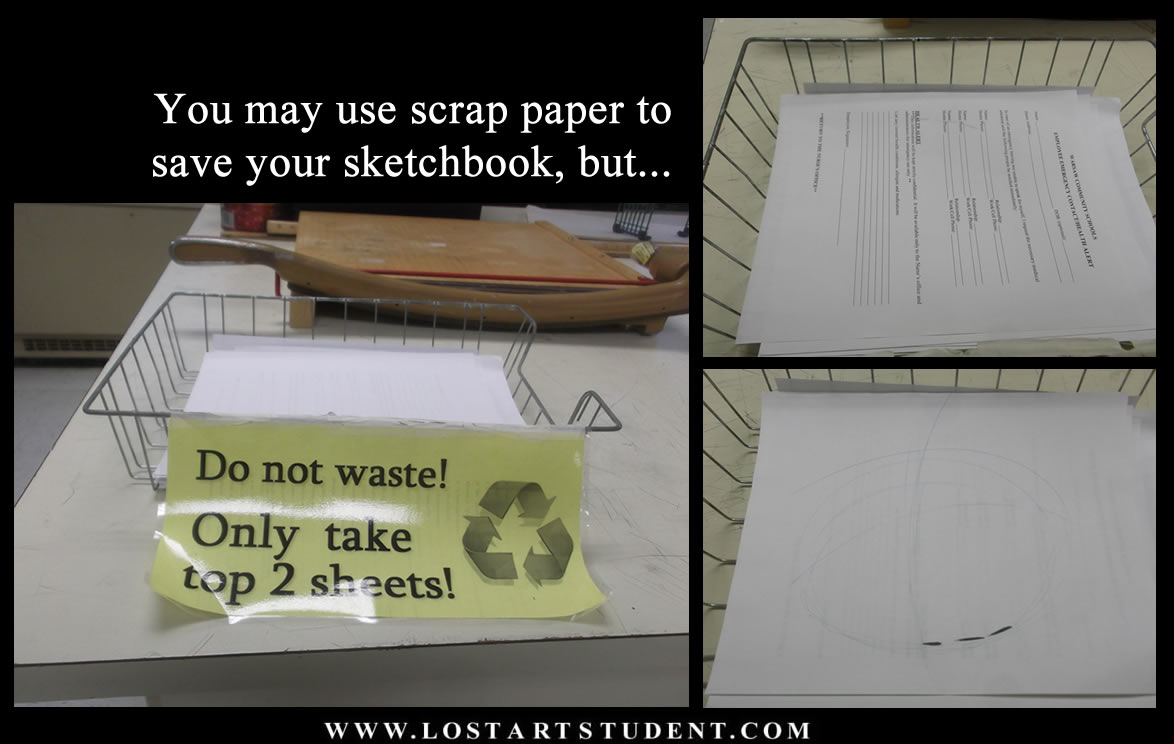 sketchbook-drawings-scrap-paper-recycle-dont-waste-2-school-art-teacher-classroom