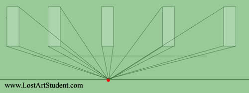 depth lesson- linear perspective- step three