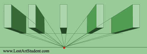depth lesson- linear perspective- step six